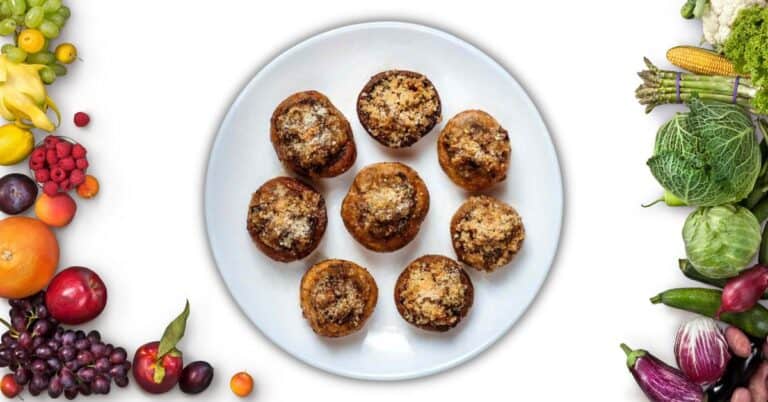 Parmesan Stuffed Mushrooms