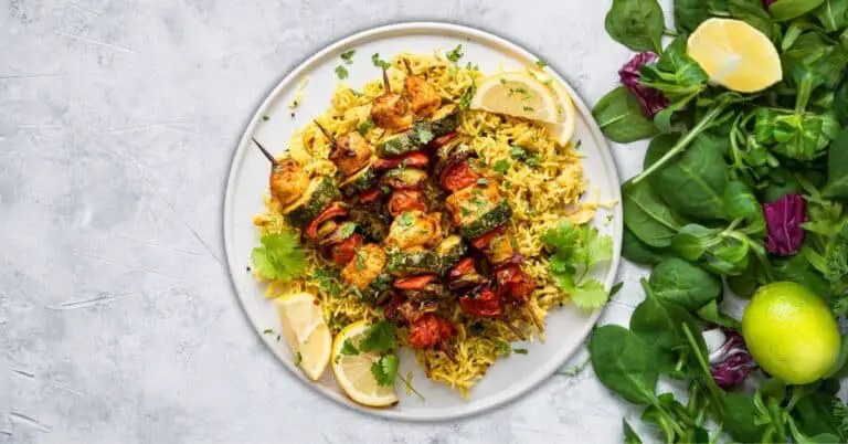 Chicken & Vegetable Skewers Recipe