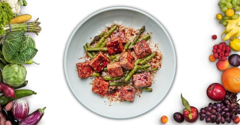 Black Pepper Tofu And Asparagus