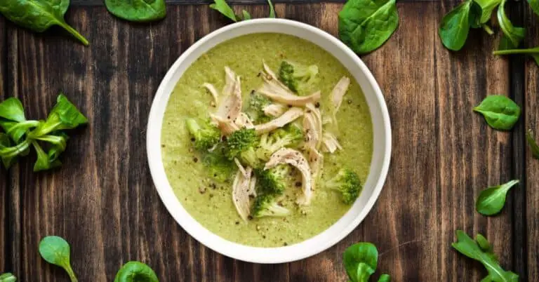 Broccoli-Parmesan Chicken Soup