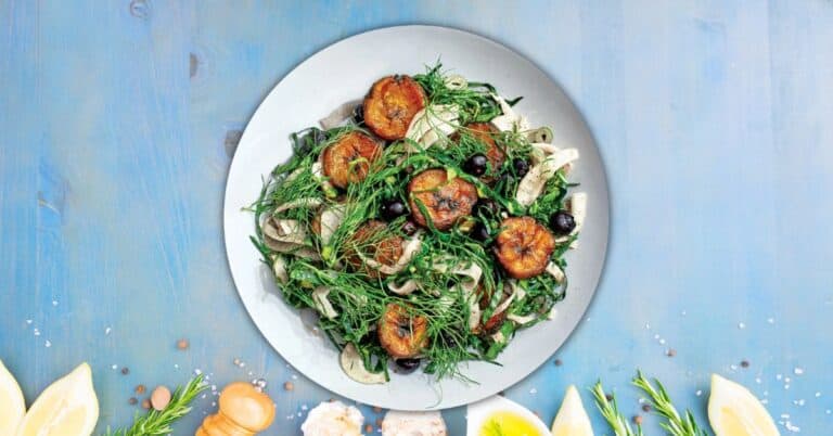 Collard Salad With Plantain And Sumac